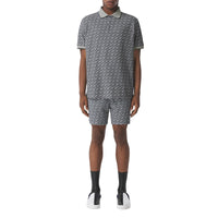 1 qty Polo oversize en piqué de coton - Mid Grey