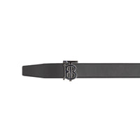 1 qty Ceinture réversible en cuir Monogram - Black & Grey