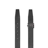 1 qty Ceinture réversible en cuir Monogram - Black & Grey