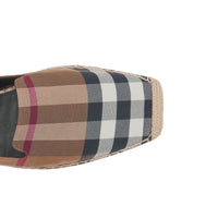 1 qty Espadrilles en coton à carreaux - Birch Brown Check