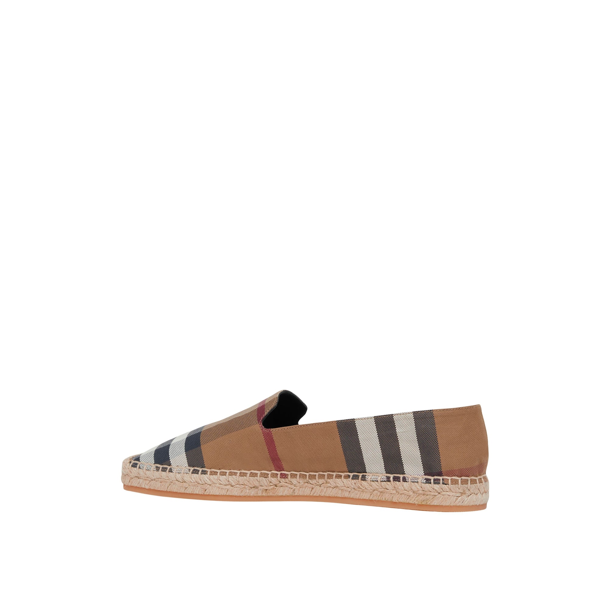 1 qty Espadrilles en coton à carreaux - Birch Brown Check