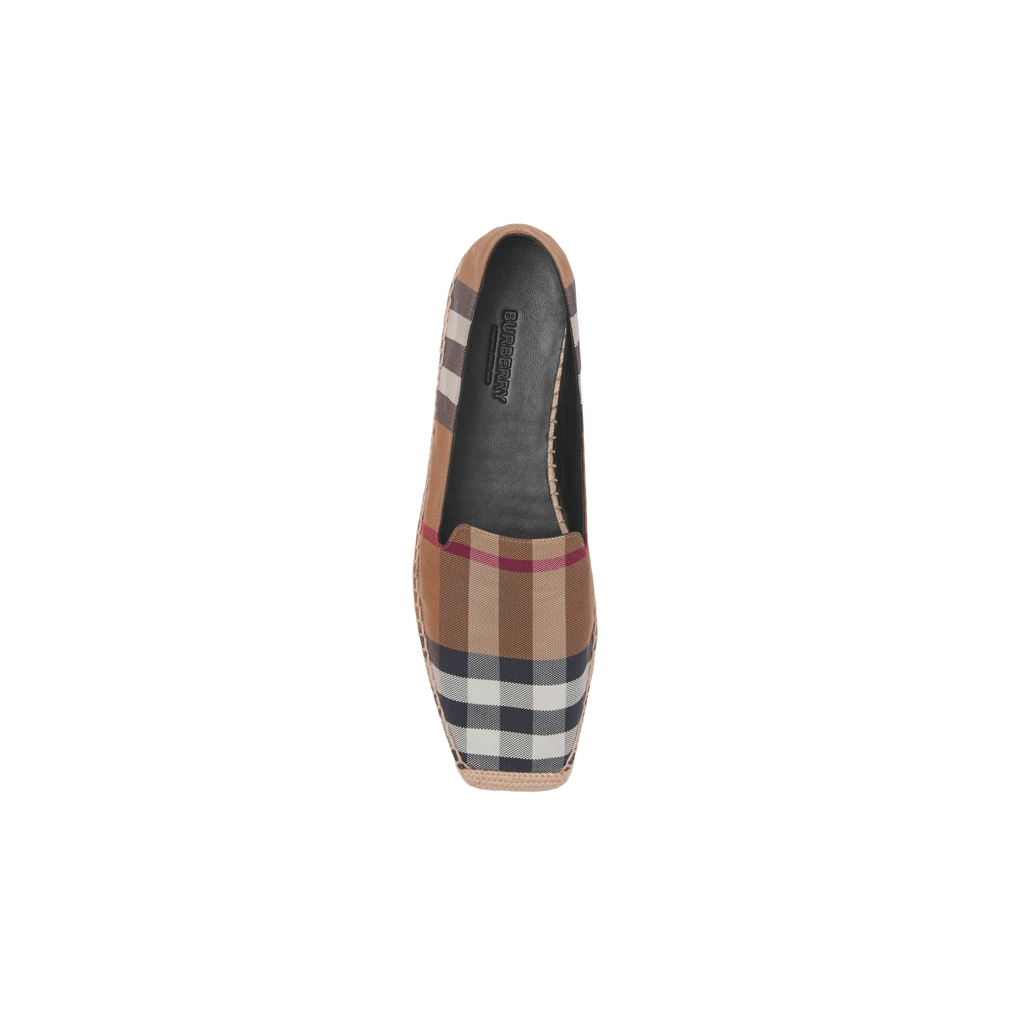 1 qty Espadrilles en coton à carreaux - Birch Brown Check