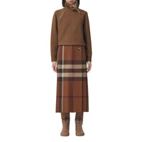 4 qty Kilt sur mesure en laine à motif check - Dark Birch Brown Check