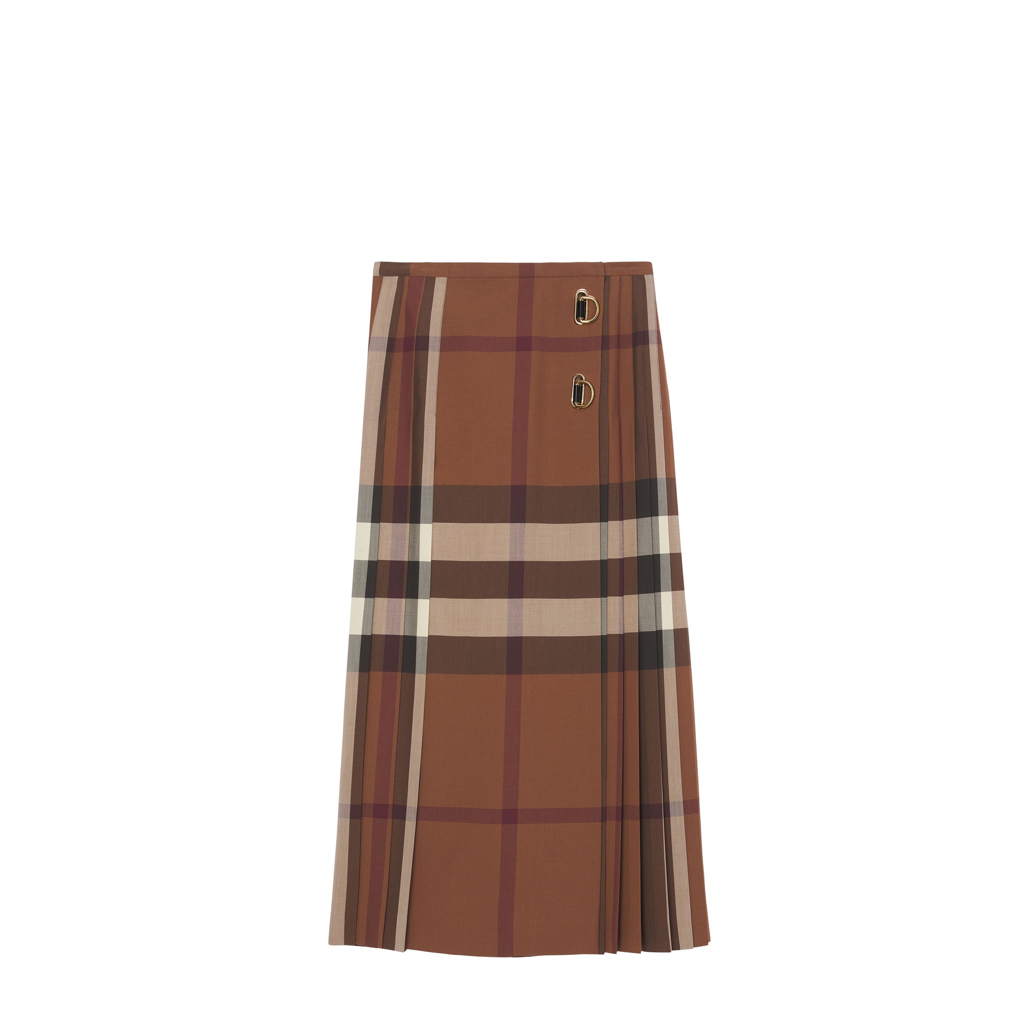 4 qty Kilt sur mesure en laine à motif check - Dark Birch Brown Check