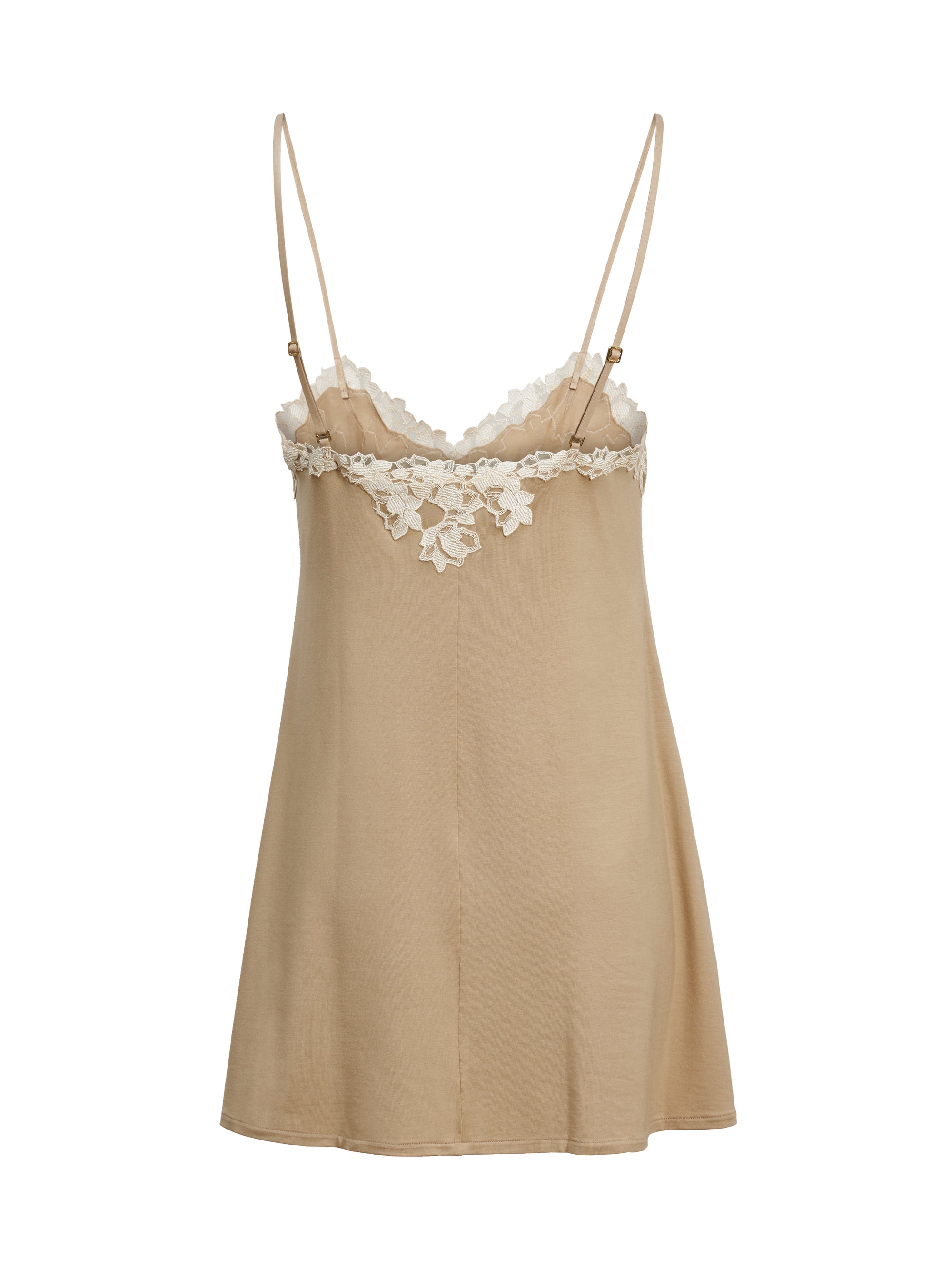 Chemise de nuit Brenda - Bicolore Almond