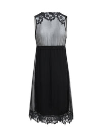 Chemise de nuit courte Clea en coton - Black Silver