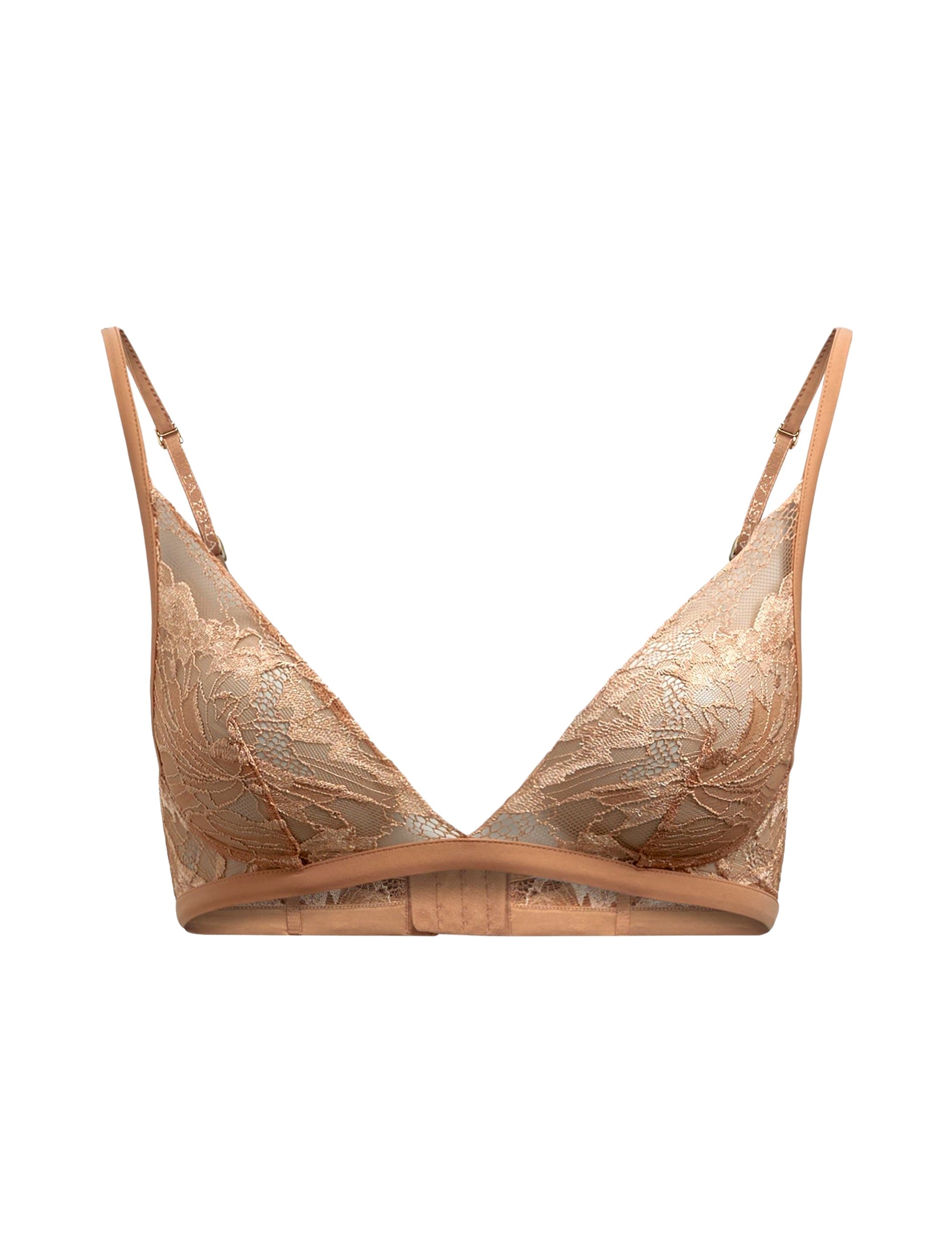 Like A Butterfly triangle bra - Bicolore Biscuit