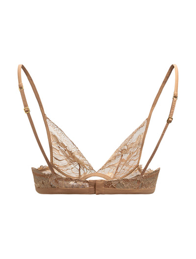 Soutien-gorge triangle Like A Butterfly - Bicolore Biscuit