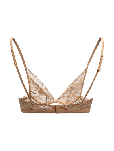 Like A Butterfly triangle bra - Bicolore Biscuit