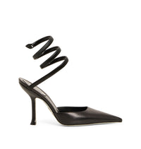 Slingbacks Cleopatra 105 à strass en cuir - Nero