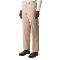 1 qty Pantalon de costume classique en laine - Soft Fawn