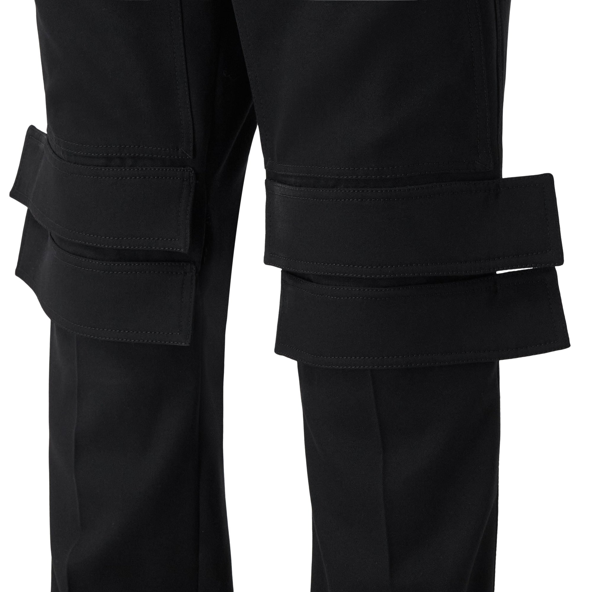 14 qty Pantalon cargo en laine grain de poudre - Black