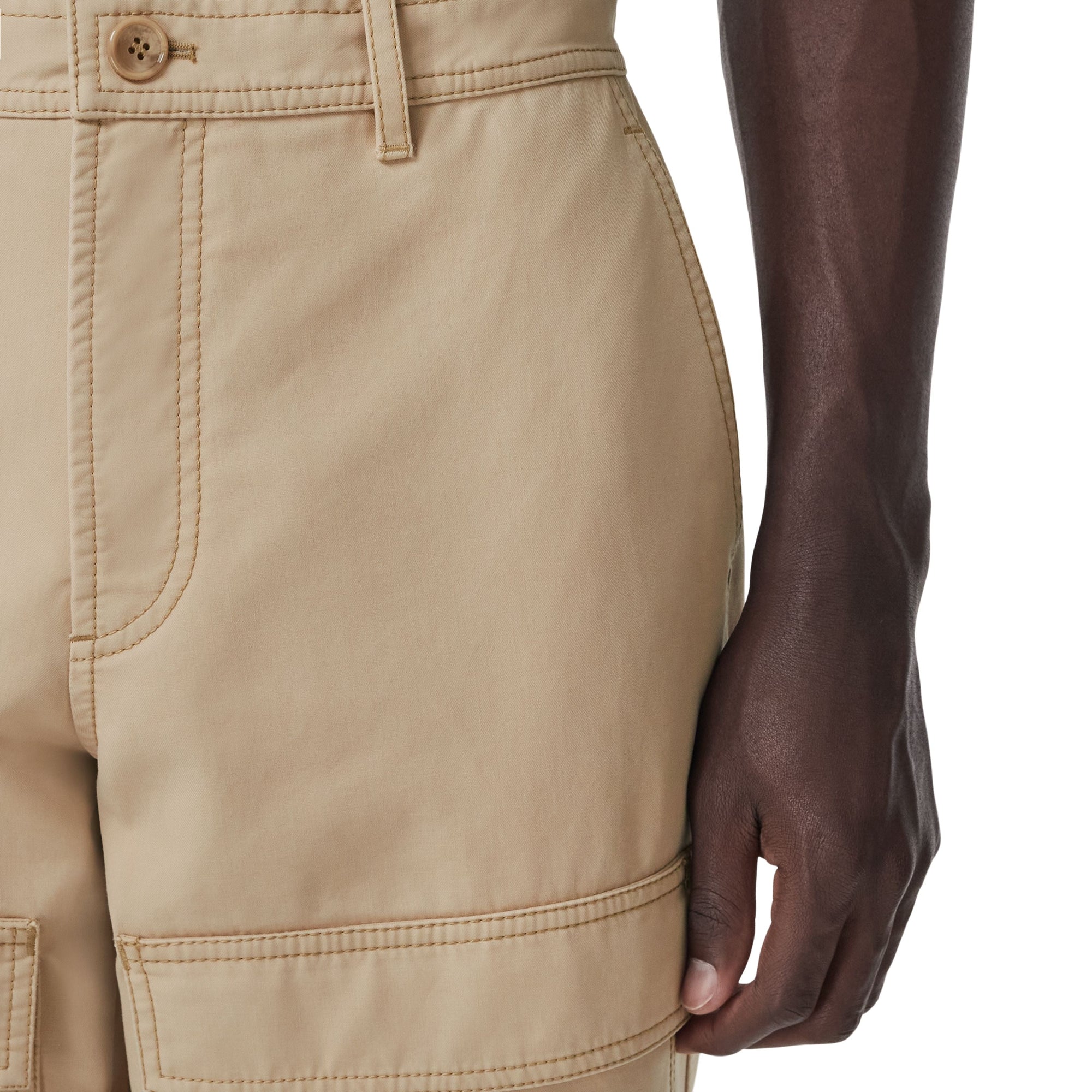 1 qty Pantalon cargo à panneaux - Soft Fawn