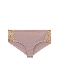 Shorty Souple en coton - Bicolore Rose