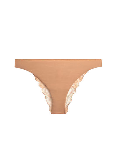 Like A Butterfly Brazilian Brief - Bicolore Biscuit
