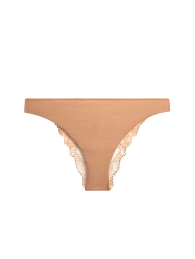 Culotte brésilienne Like A Butterfly - Bicolore Biscuit