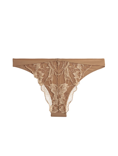 Culotte brésilienne Like A Butterfly - Bicolore Biscuit
