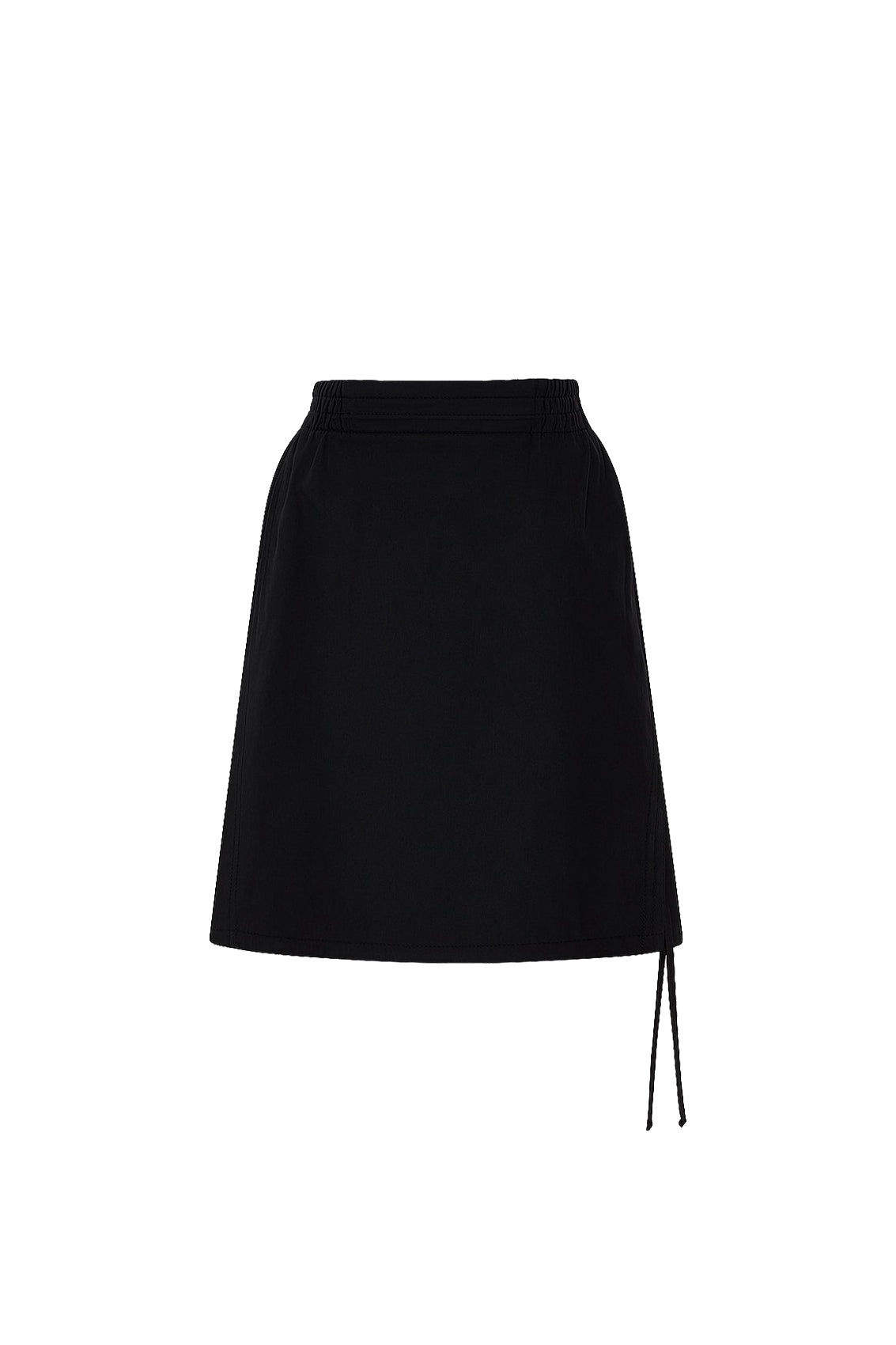 Midi skirt with elastic - Dark Grey Elastic Skirt
