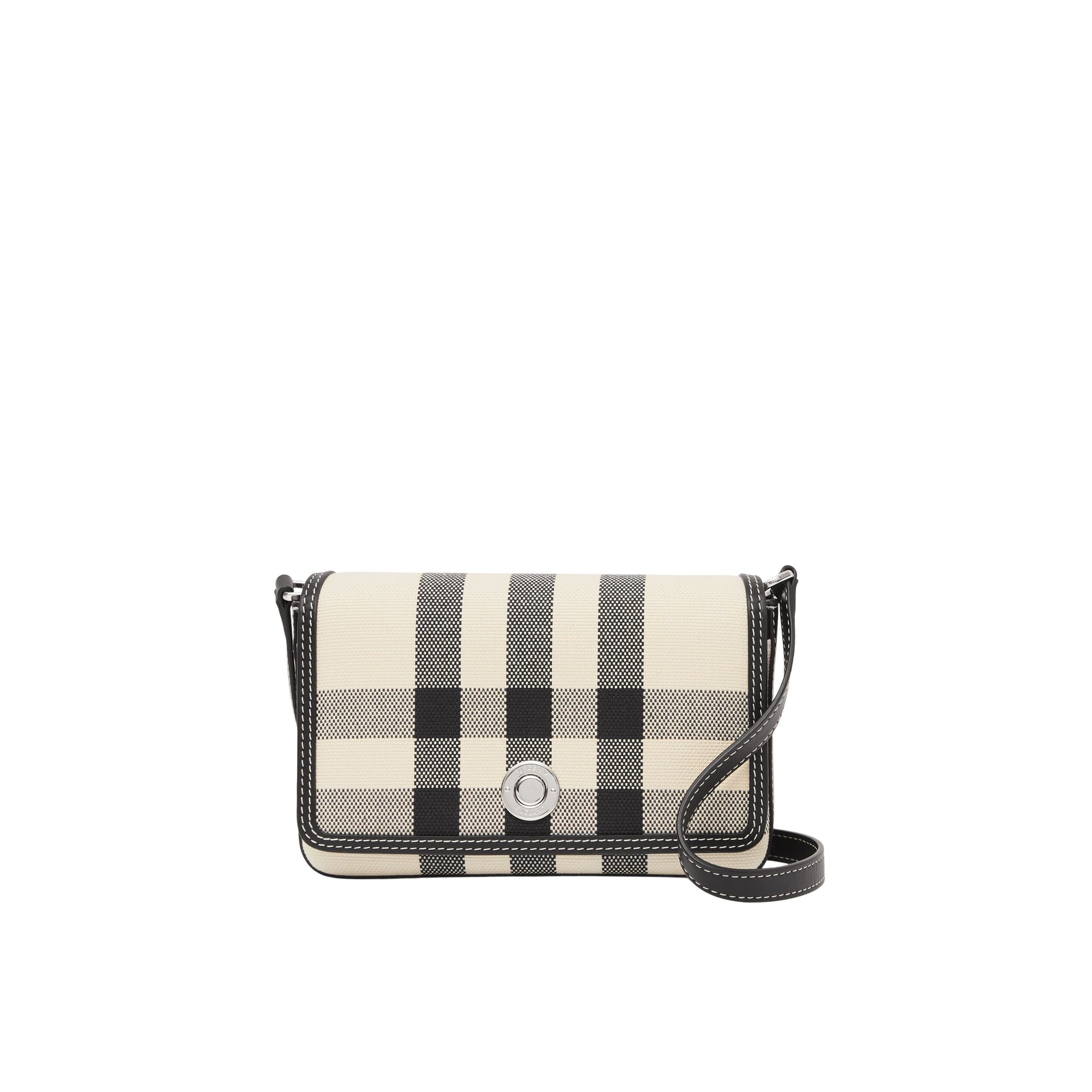 11 qty Mini sac Note eà motif check - Black & White Check