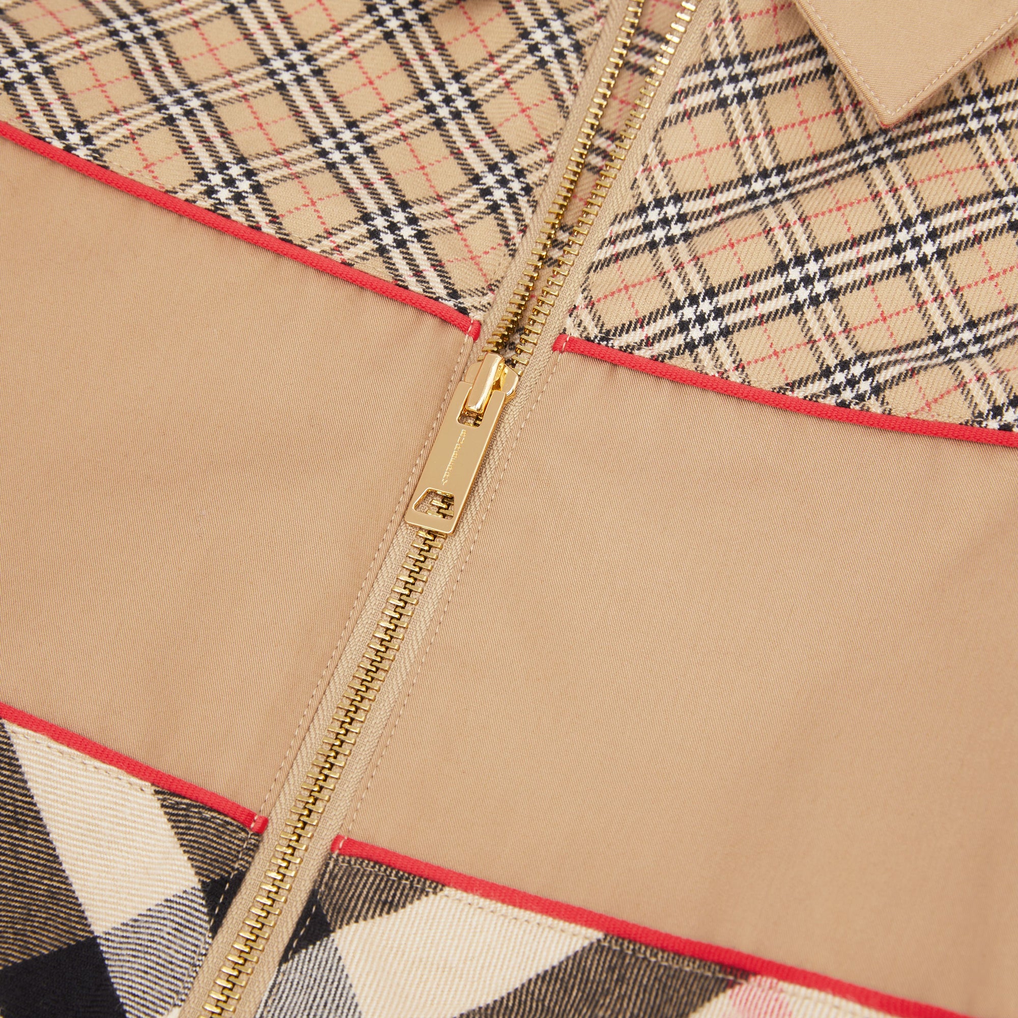 1 qty Veste Harrington à motif check - Archive Beige Check