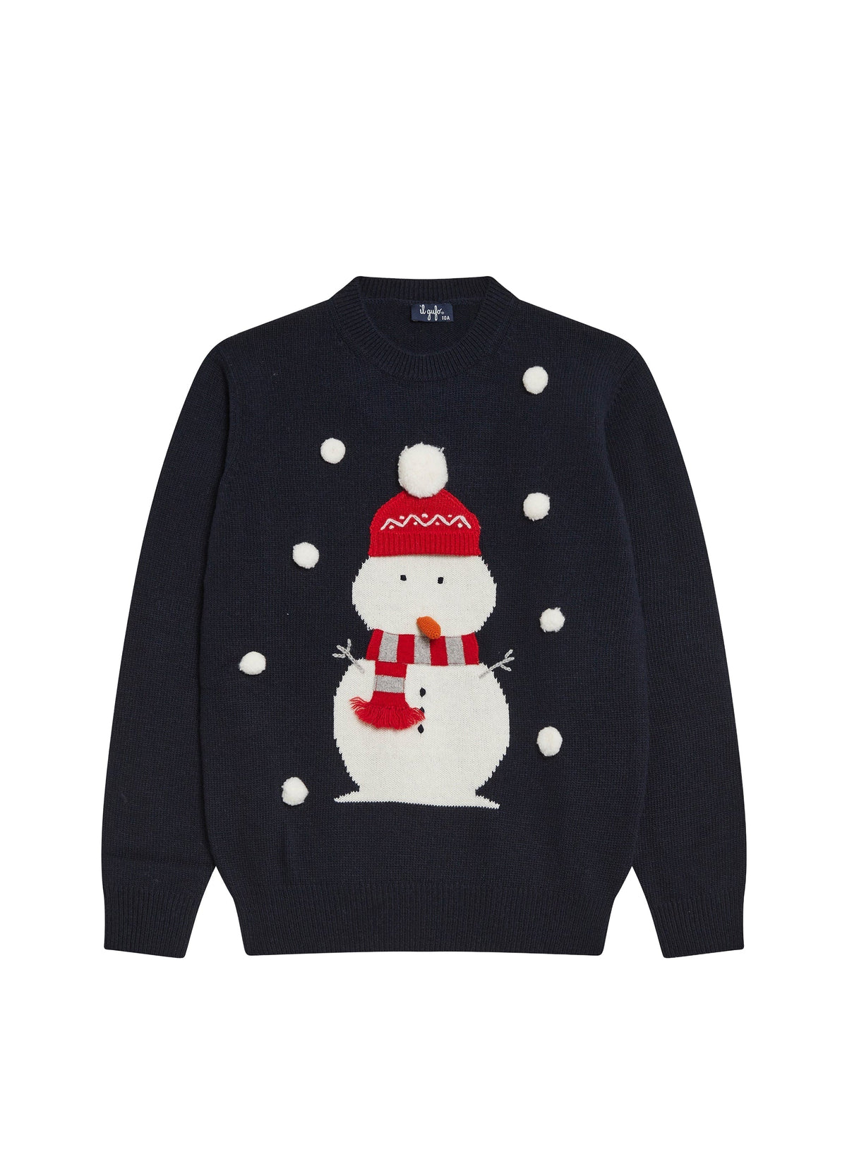 ma383em220_497 // DOUBLON FUSION /// DOUBLON DEVIENT OK PICS / Maglione natalizio con pupazzo di neve