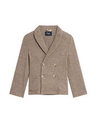 Double-breasted  pinstripe blazer