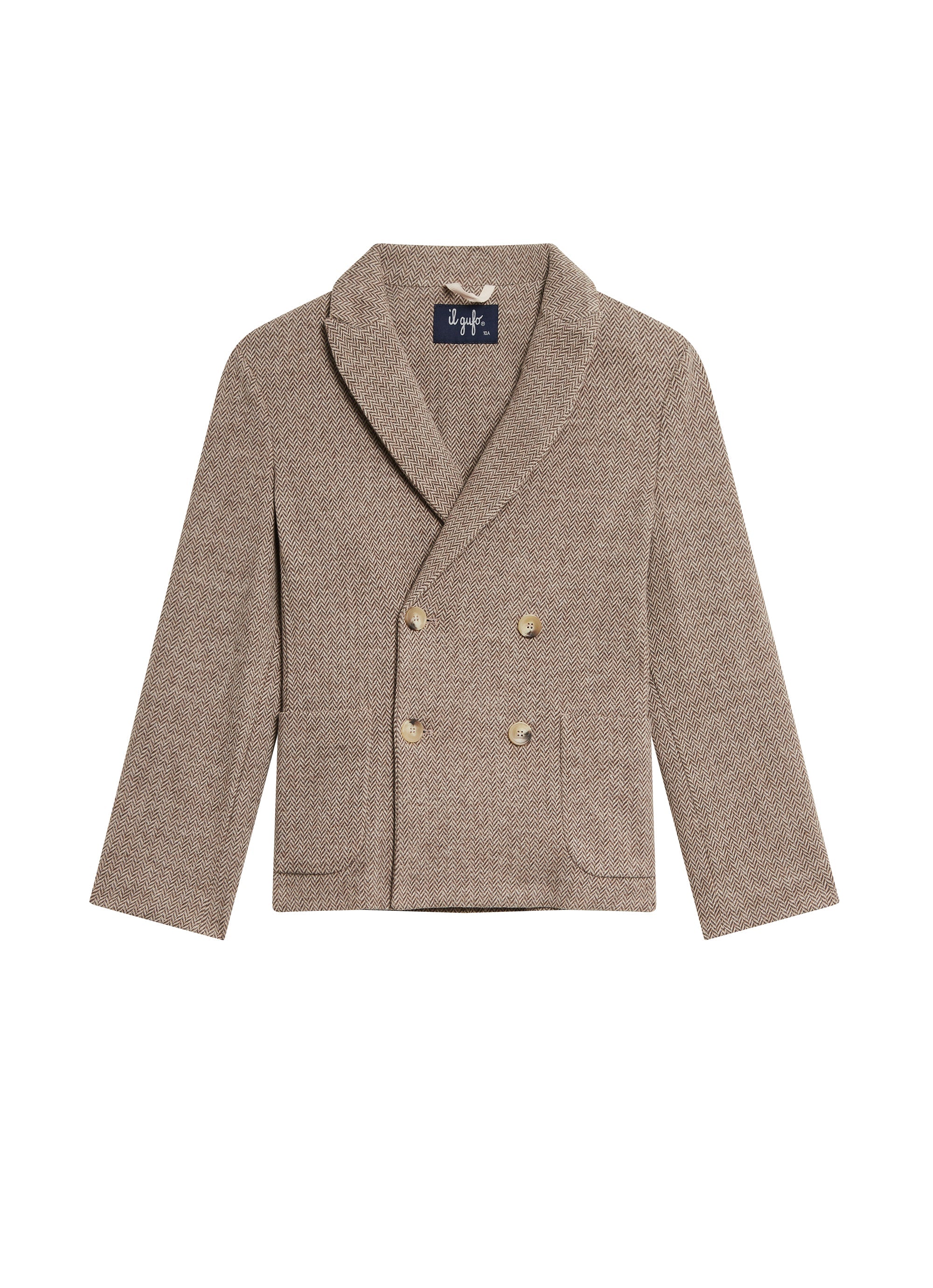 Double-breasted  pinstripe blazer