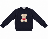 ZNO PICS Wool sweater with a teddy bear design