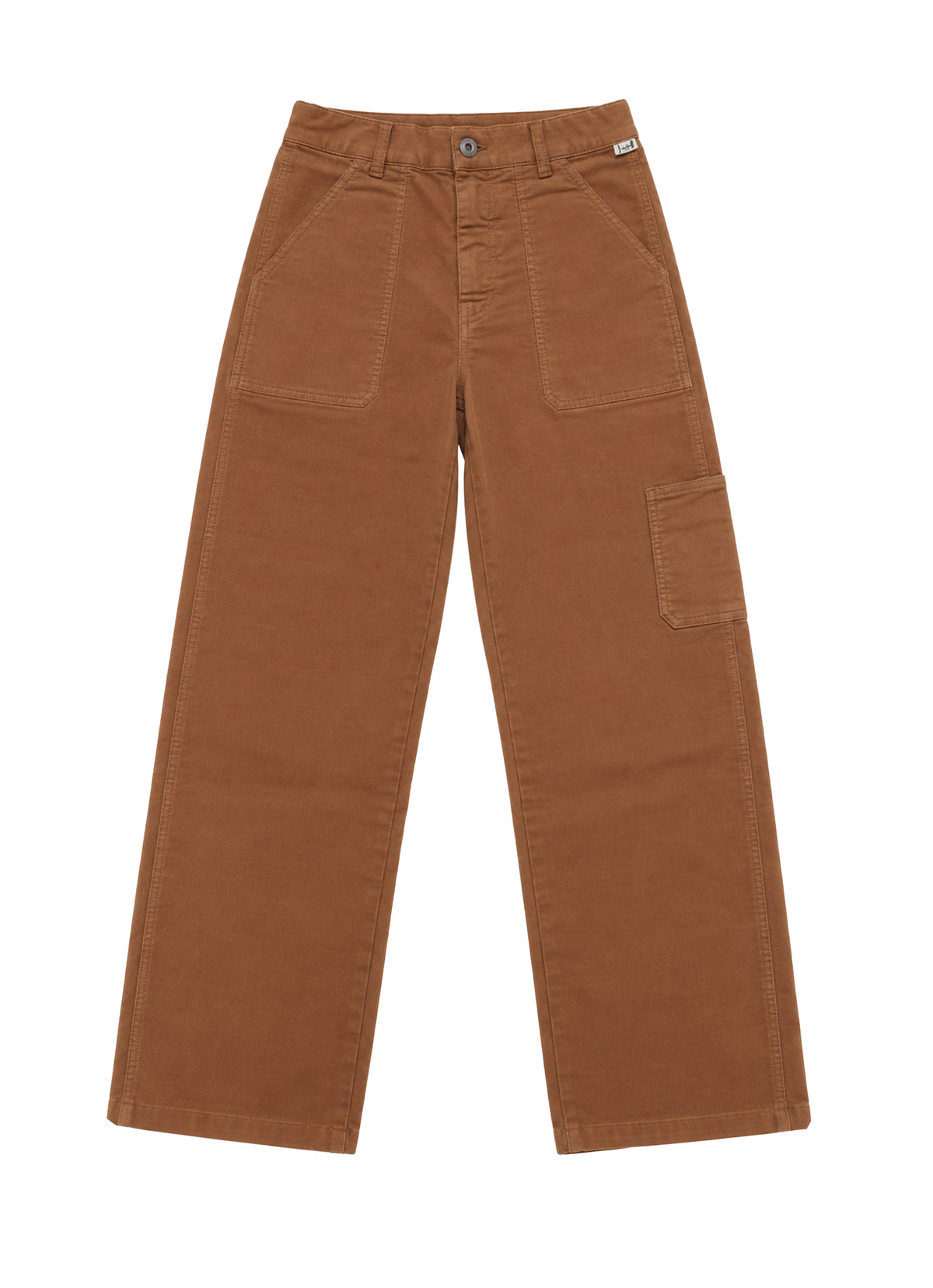 Pantalon large en coton - Caramello