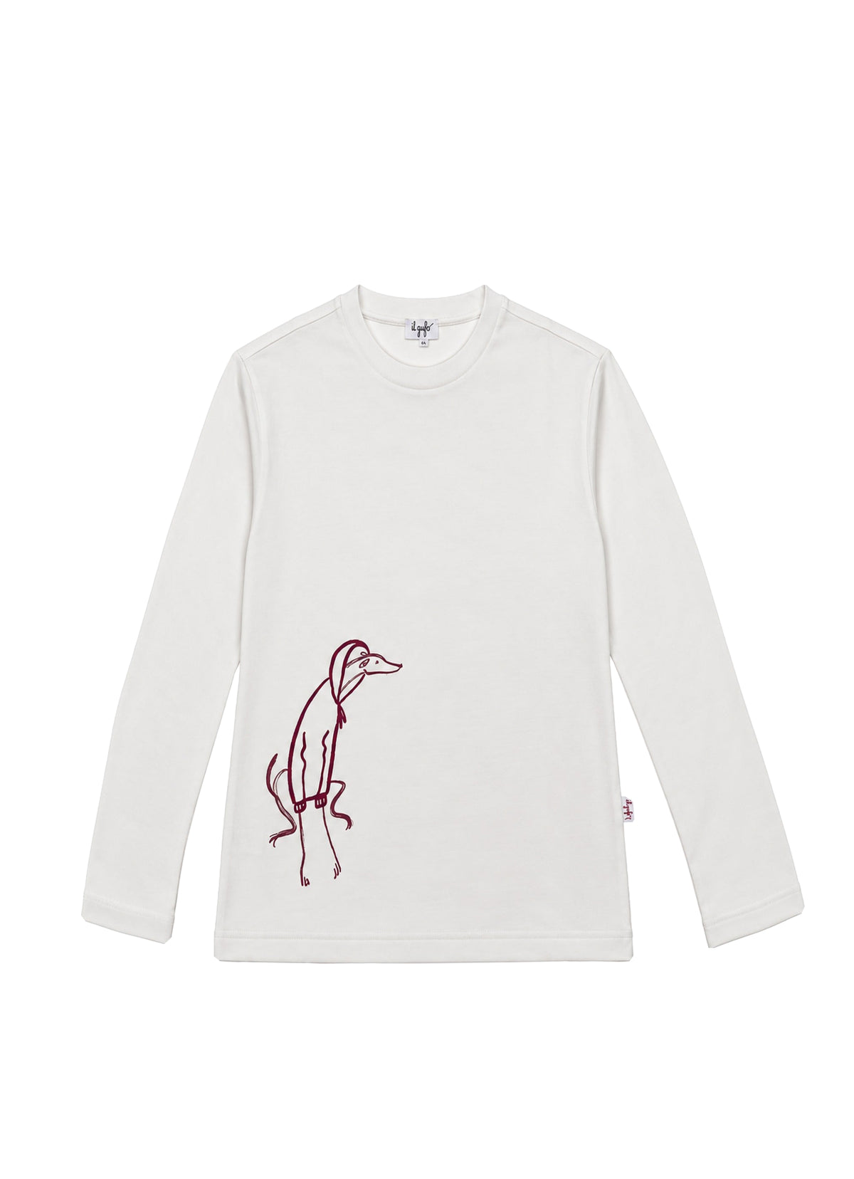 ZNO PICS Long-sleeve t-shirt with a puppy design