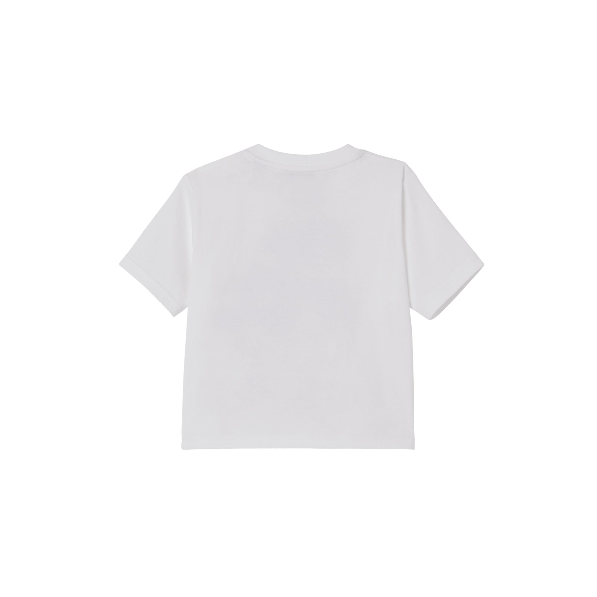 1 qty T-shirt en coton à imprimé montage - White