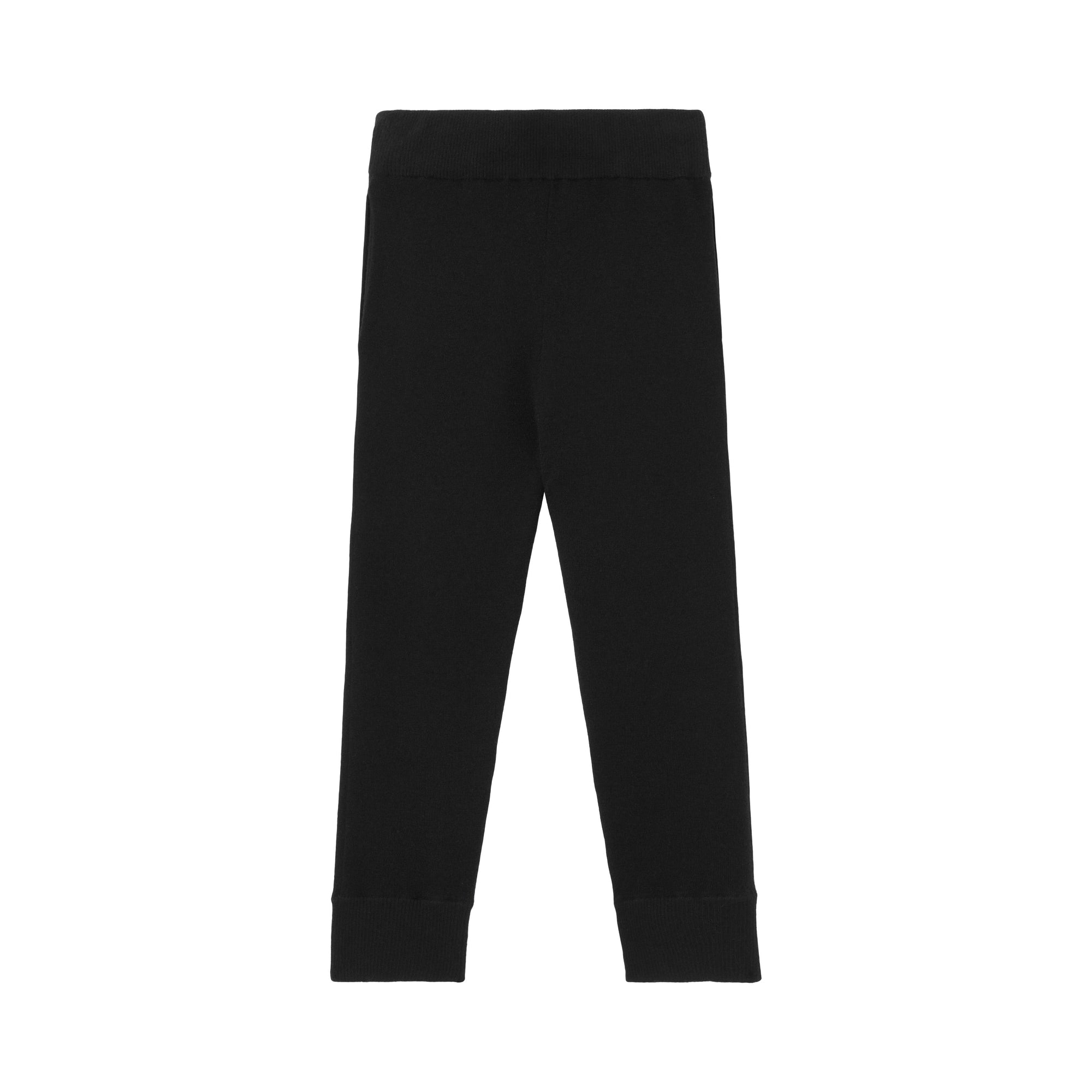 9 qty Pantalon de survêtement en cachemire - Black