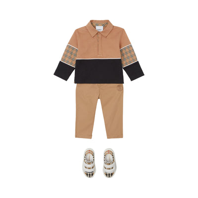 ARCHIVE BEIGE Childrens INF BOY POLO SHIRTS
