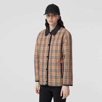 1 qty Veste réversible à motif check - Black