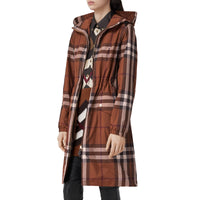 ZZNOSTOCK Parka légère à motif check - Dark Birch Brown Check