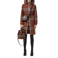 ZZNOSTOCK Parka légère à motif check - Dark Birch Brown Check