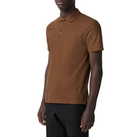 1 qty Polo en piqué de coton - Dark Birch Brown