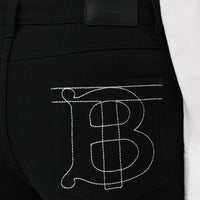 1 qty Jean skinny en denim japonais Monogram - Black