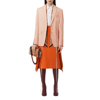 4 qty Veste tailleur oversize en laine - Rosebud Pink