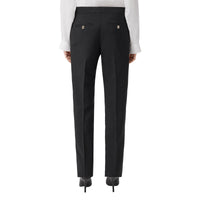 1 qty Pantalon tailleur slim en mohair et laine - Black