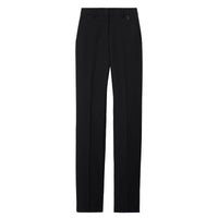 1 qty Pantalon tailleur slim en mohair et laine - Black