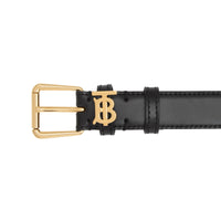 Ceinture TB en cuir - Black