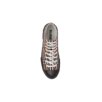 2 qty Sneakers montantes à motif check - Birch Brown Check