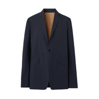 6 qty Veste de costume slim à logo - Coal Blue & Camel