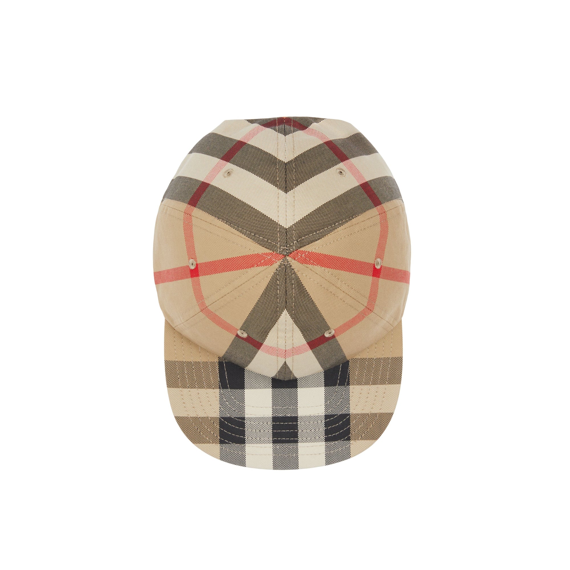 1 qty Casquette réversible à motif Vintage check - Archive Beige Check