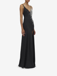 Robe avec broderie - Black