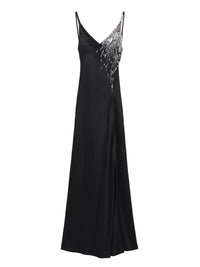 Robe avec broderie - Black