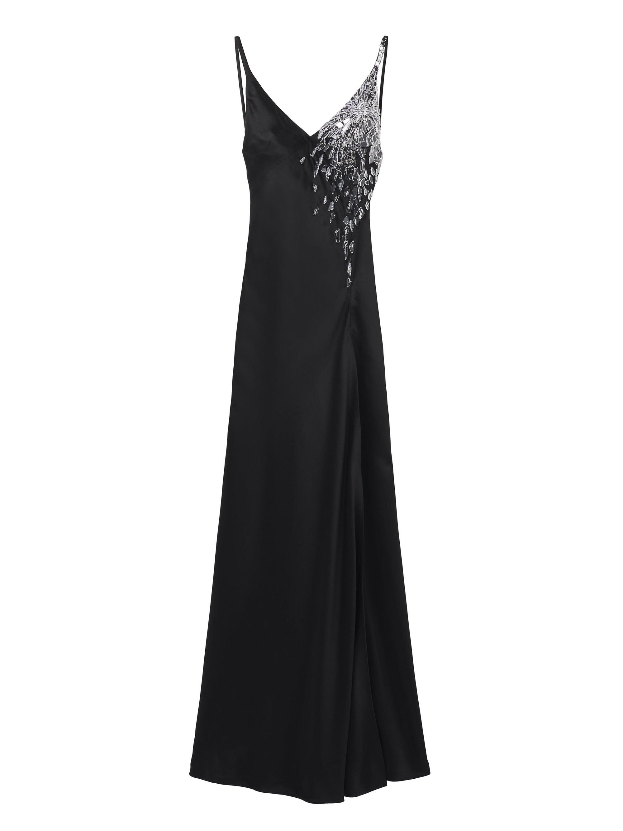 Robe avec broderie - Black