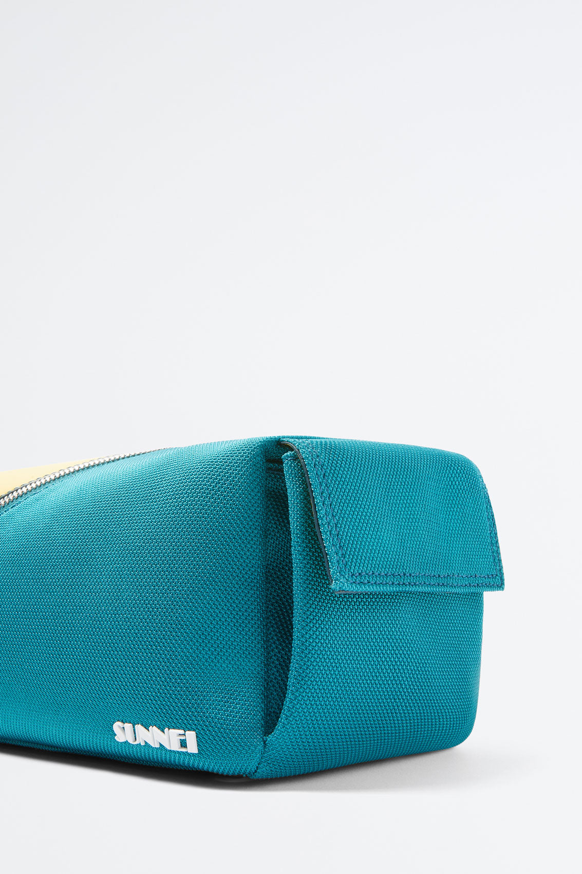 Labauletto leather shoulder bag - Blue & Yellow