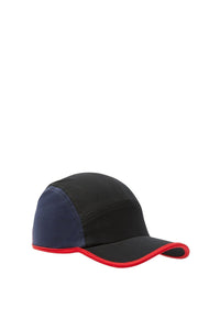 5-panel cap - Black & Blue & Red